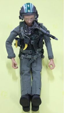 1/6 full body Jet Fighter pilot with helmet